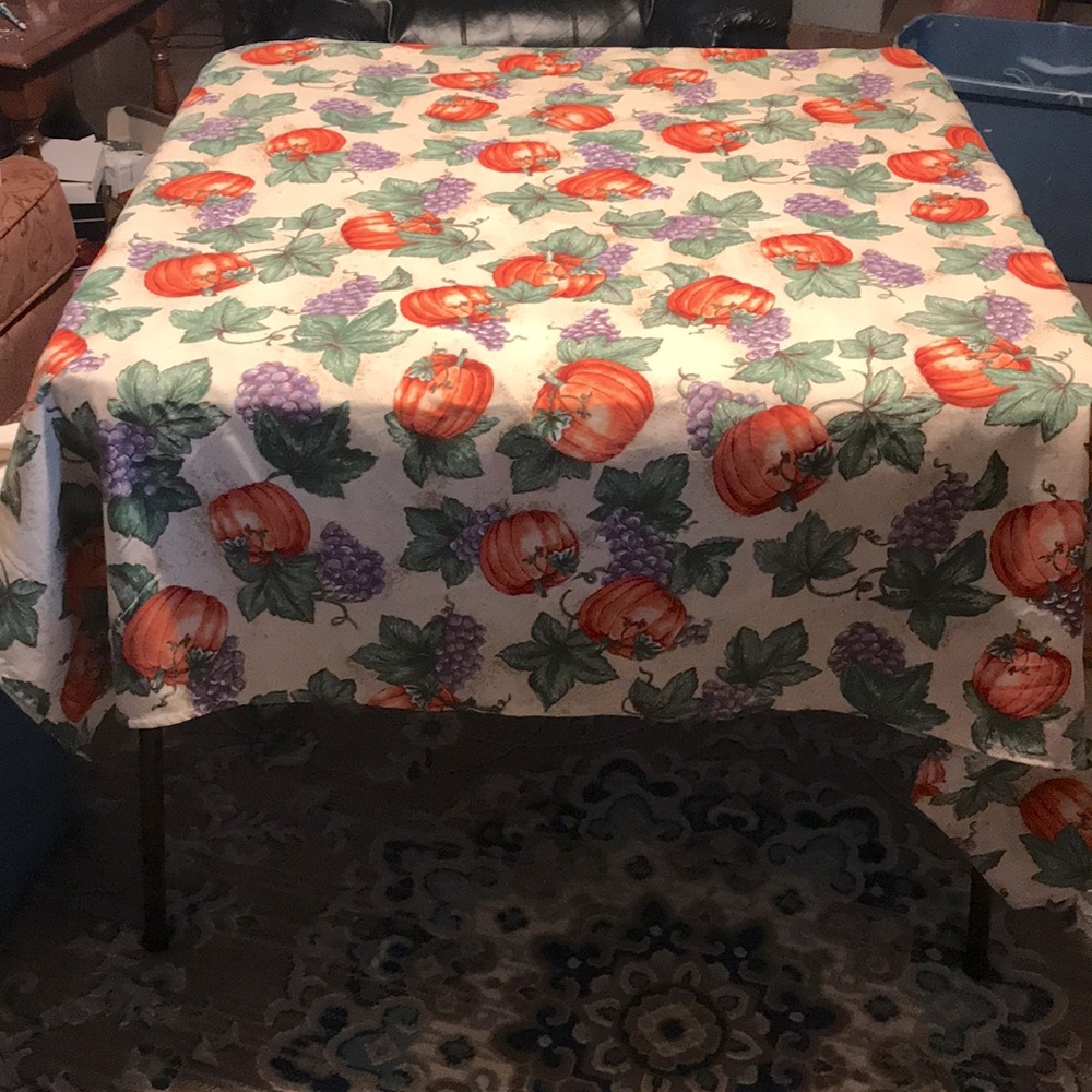 Vintage Fall Table Cloth